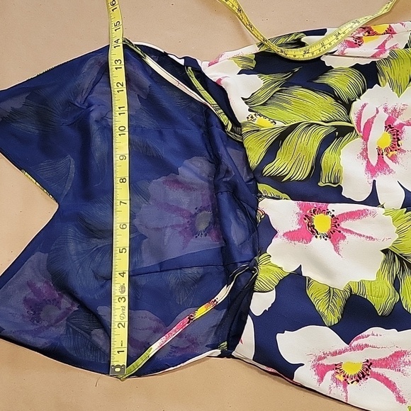 Into Size 8 Floral Halter Jumpsuit, Excellent Used Condition - Picture 13 of 16